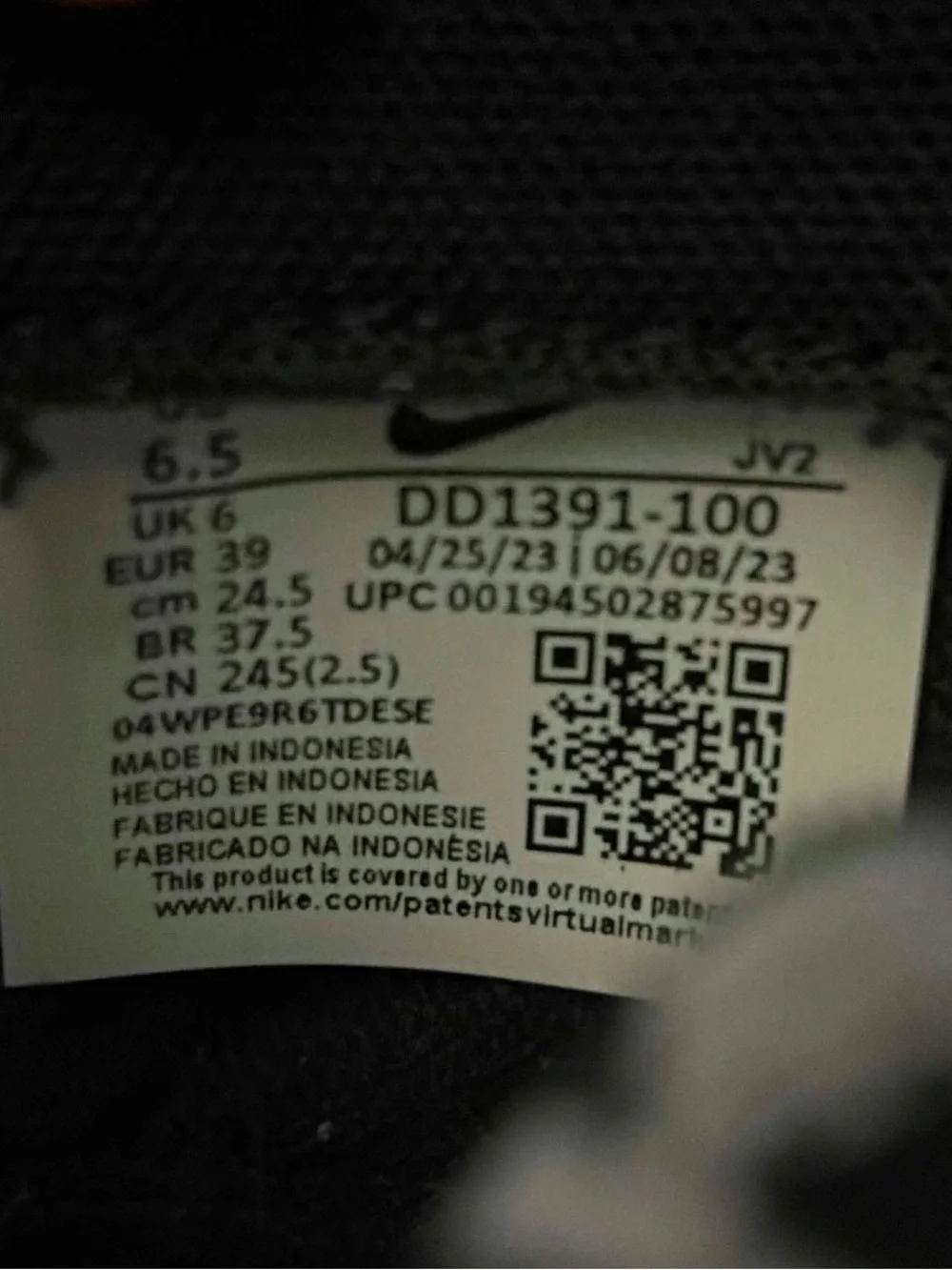 Nike Dunk Low ‘Black and White’ Pandas AUTHENTIC
